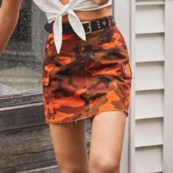 Urban Outfitters Dresses & Skirts - URBAN OUTFITTERS BDG Overdyed Camo Mini Skirt NWT!
